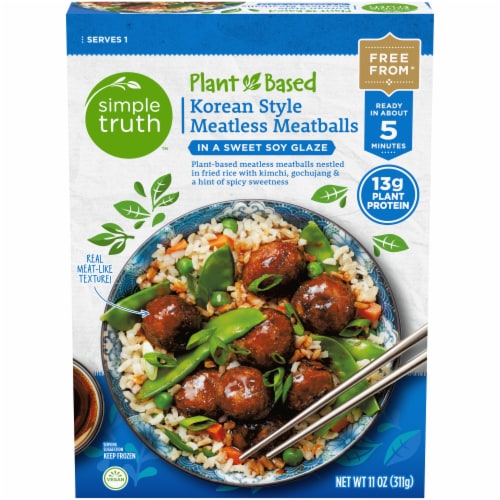 Simple Truth™ Plant Based Korean Style Meatless Meatballs Perspective: front
