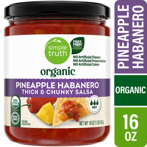 Simple Truth Organic® Pineapple Habanero Salsa Perspective: front
