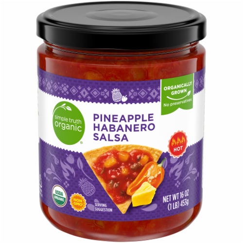 Simple Truth Organic® Pineapple Habanero Salsa Perspective: front