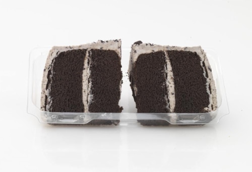 Bakery Fresh Goodness Cookies & Creme Cake Slices Perspective: front