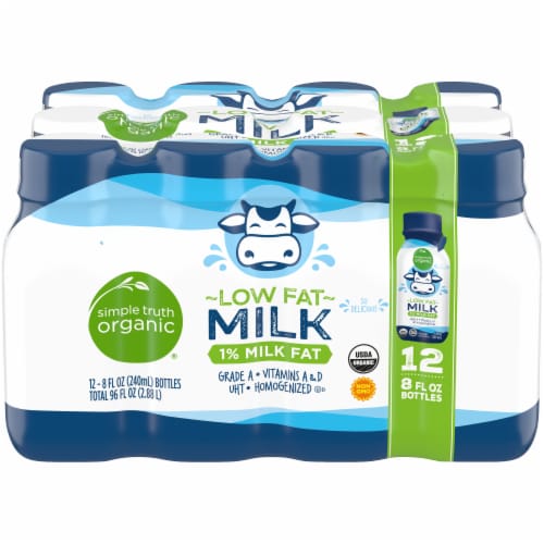 Simple Truth Organic® 1% Low Fat Milk Perspective: front