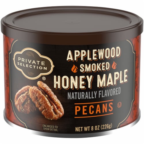 Private Selection® Applewood Smoked Maple Honey Pecans Perspective: front