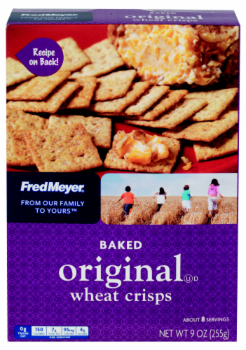 Fred Meyer® Original Baked Wheat Crisps Perspective: front