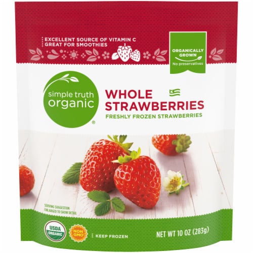 Simple Truth Organic Strawberries Perspective: front