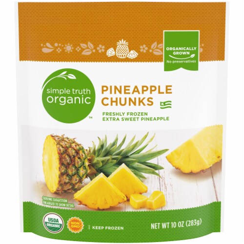 Simple Truth Organic™ Frozen Pineapple Chunks Perspective: front