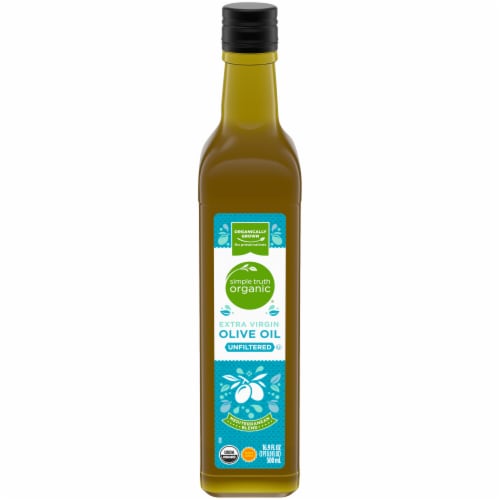 Simple Truth Organic® Unfiltered Extra Virgin Olive Oil Perspective: front