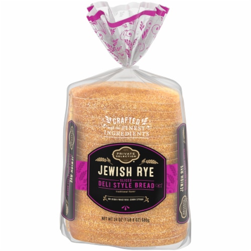 Private Selection® Jewish Rye Sliced Deli Style Bread Perspective: front