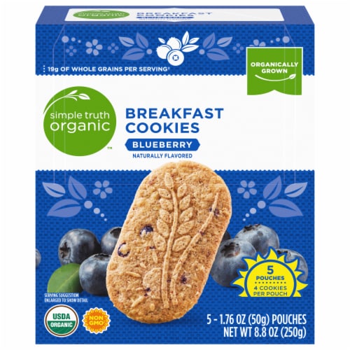 Simple Truth Organic® Blueberry Breakfast Cookies Perspective: front