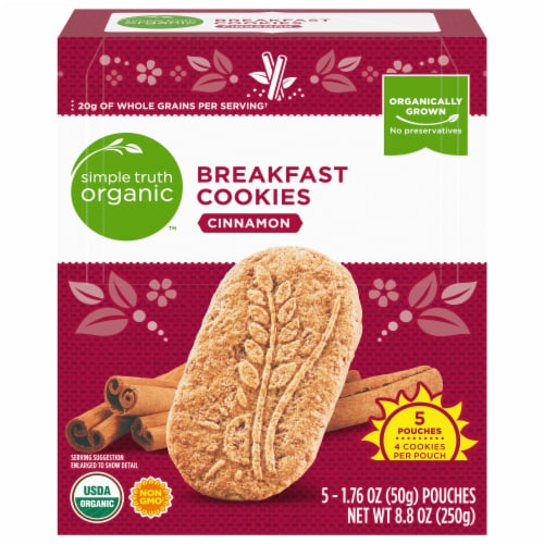 Simple Truth Organic® Cinnamon Breakfast Cookies Perspective: front