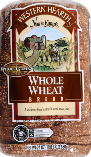 Van de Kamp's® Western Hearth™ Whole Wheat Bread Perspective: front