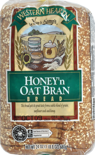 Western Hearth Honey N Oat Bran Bread Perspective: front