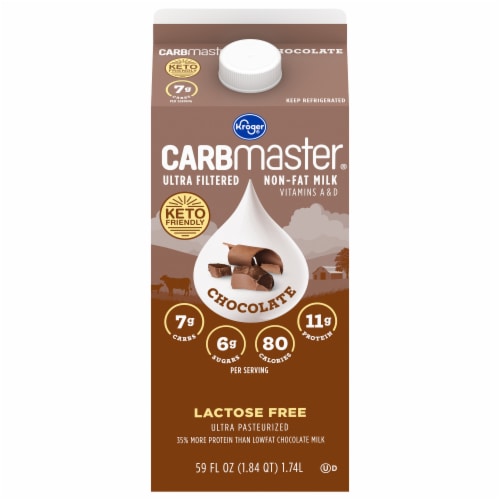 Kroger® CARBmaster® Ultra Filtered Non-Fat Chocolate Milk Perspective: front