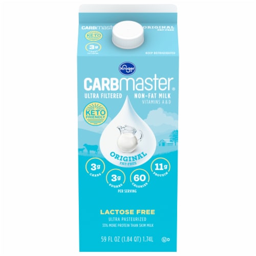 Kroger® CARBmaster® Ultra Filtered Non-Fat Original Milk Perspective: front