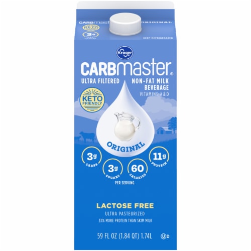 Kroger® Carbmaster® Original Lactose Free Non-Fat Milk Beverage Perspective: front