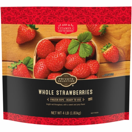 Private Selection® Frozen Whole Strawberries Perspective: front
