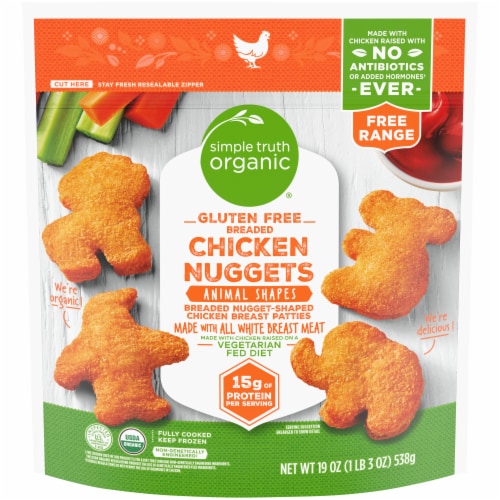 Simple Truth Organic Gluten-Free Frozen Breaded Chicken Nuggets