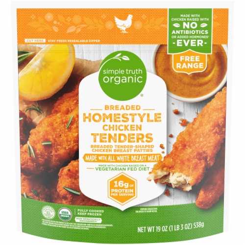 Simple Truth Organic Frozen Breaded Homestyle Chicken Tenders