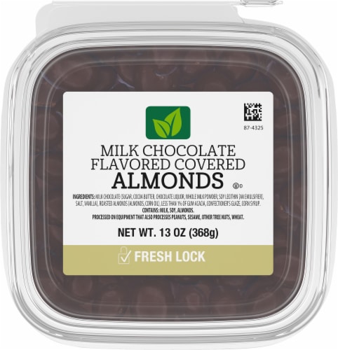 Kroger® Milk Chocolate Flavored Covered Almonds Perspective: front