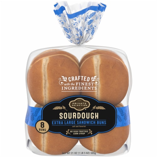 Private Selection® Sourdough Extra Large Sandwich Buns Perspective: front