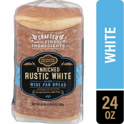 Private Selection® White Bread Rustic Wide Pan Perspective: front