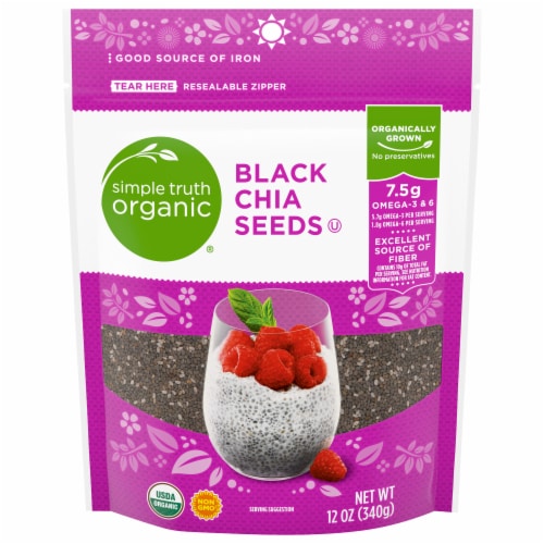 Simple Truth Organic® Black Chia Seeds Perspective: front