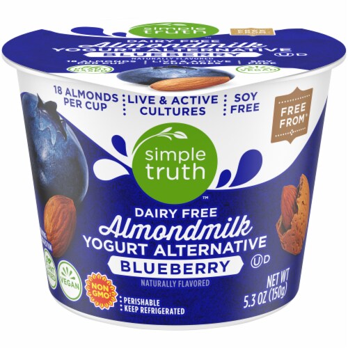 Simple Truth™ Dairy Free Blueberry Almond Milk Yogurt Alternative Perspective: front