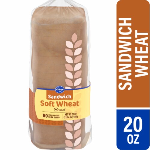 Kroger® Soft Wheat Sandwich Bread Perspective: front