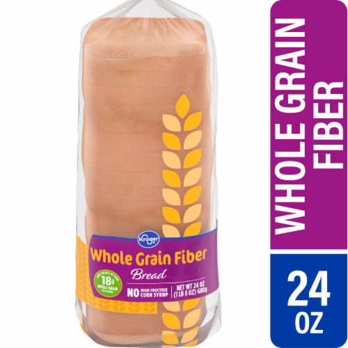 Kroger® Whole Grain High Fiber Bread Perspective: front