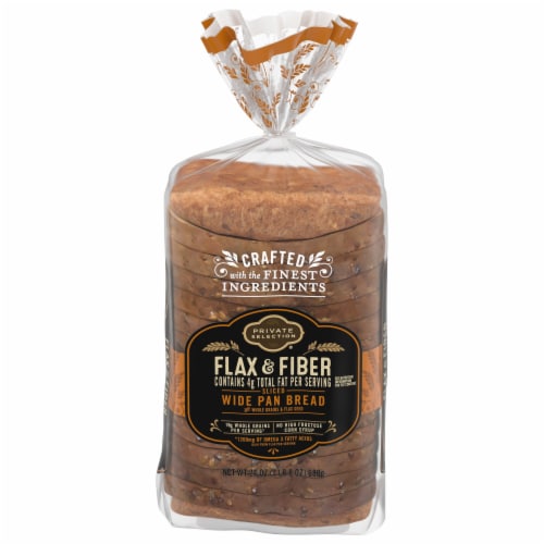 Private Selection® Omega Flax & Fiber Wide Pan Bread Perspective: front