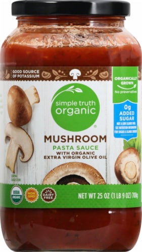 Simple Truth Organic® Mushroom Pasta Sauce Perspective: front