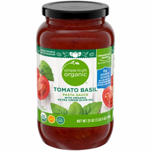 Simple Truth Organic® Tomato Basil Pasta Sauce Perspective: front