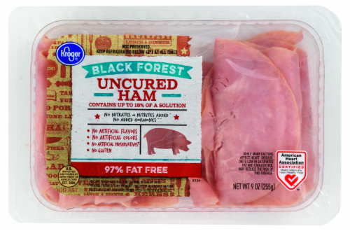 Kroger® Black Forest Uncured Ham 97% Fat Free Perspective: front