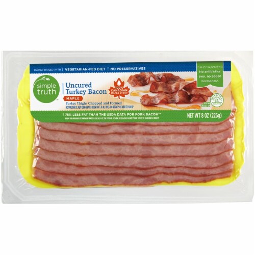 Simple Truth™ Uncured Maple Turkey Bacon, 8 oz - Kroger