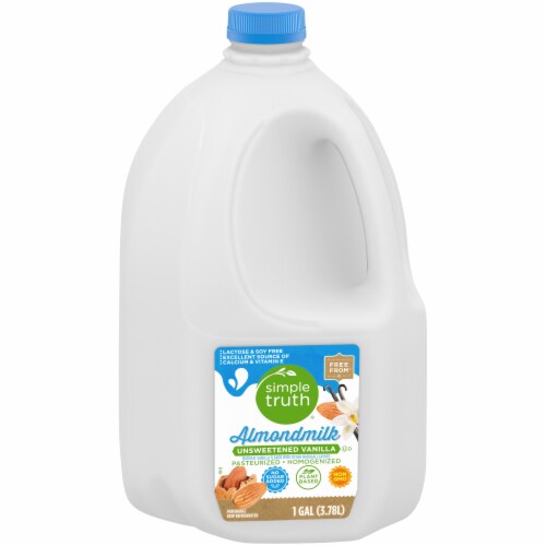Simple Truth® Unsweetened Vanilla Almondmilk Perspective: front