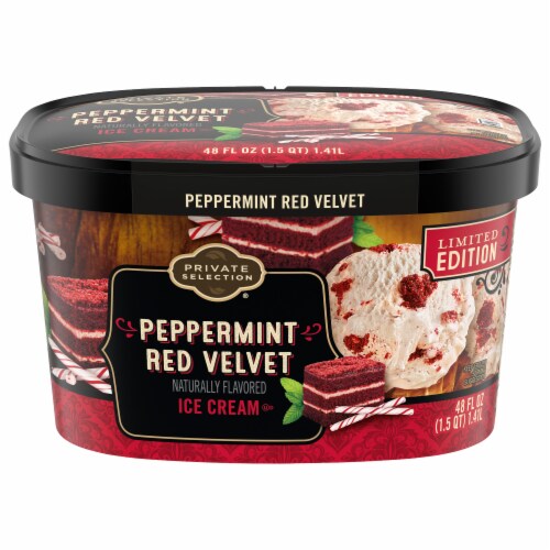 Private Selection® Peppermint Red Velvet Ice Cream Perspective: front