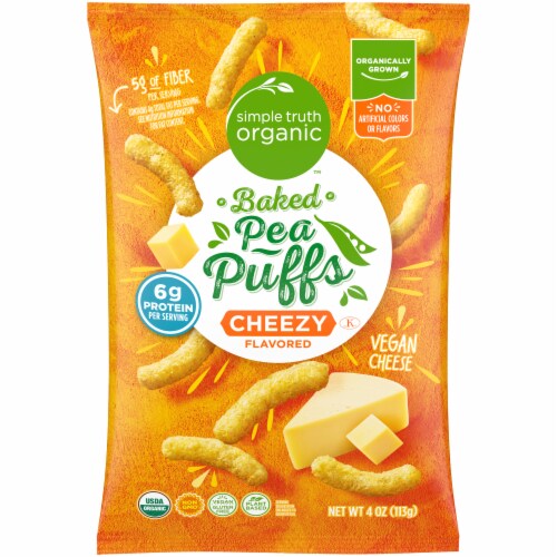 Simple Truth Organic™ Cheezy Baked Pea Puffs Perspective: front