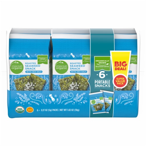 Simple Truth Organic Seaweed Multipack BIG Deal! Perspective: front