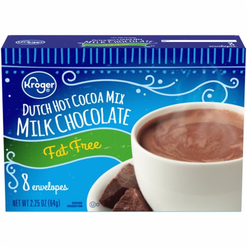 Kroger® Fat Free Milk Chocolate Dutch Hot Cocoa Mix Perspective: front