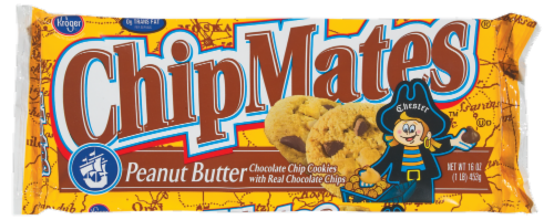 Kroger® ChipMates Peanut Butter Chocolate Chip Cookies Perspective: front