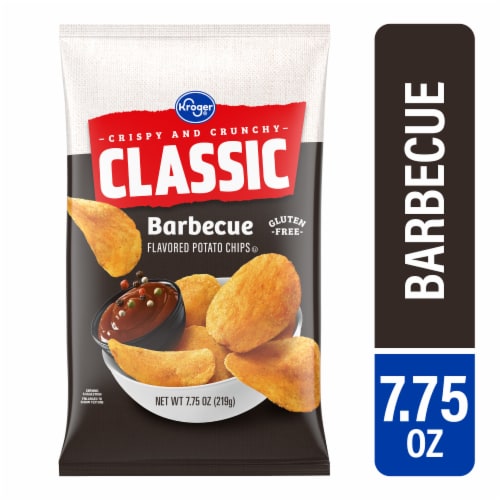 Kroger® Sweet & Mesquite BBQ Potato Chips Perspective: front