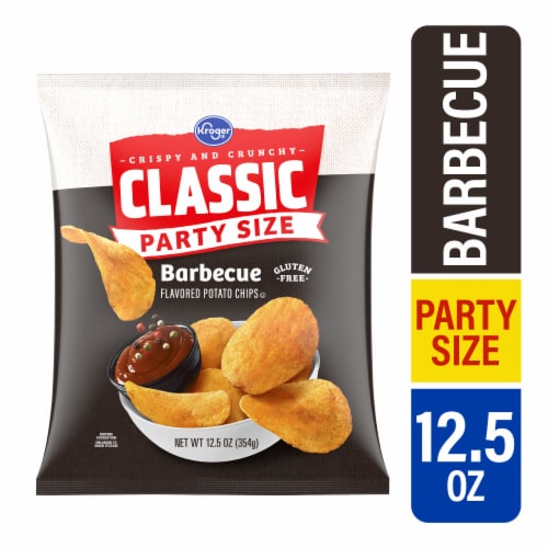 Kroger® Sweet and Mesquite BBQ Potato Chips Family Size Perspective: front