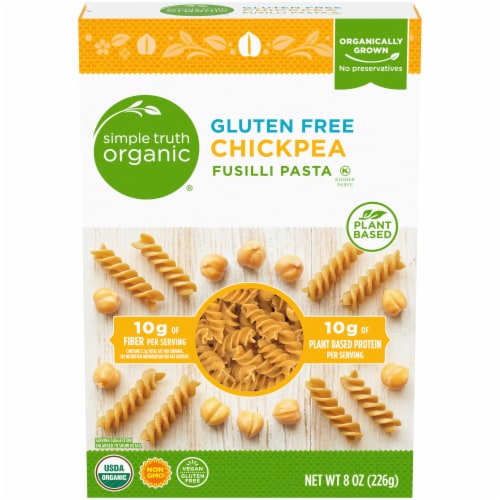 Simple Truth Organic® Gluten Free Chickpea Fusilla Pasta Perspective: front