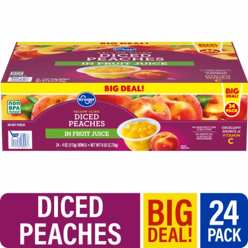 Simple Truth Organic® Diced Peaches & Pears, 4 ct / 4 oz - Kroger