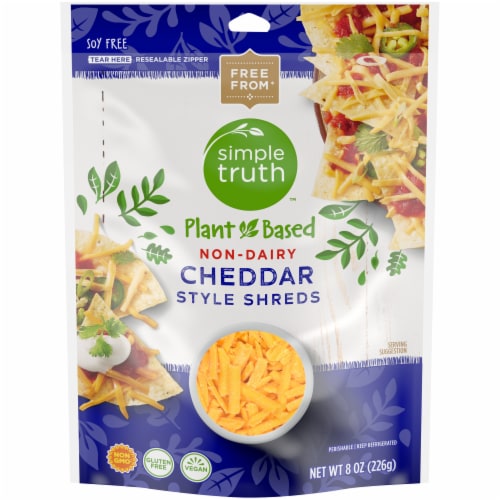 Simple Truth™ Non-Dairy Cheddar Style Shreds Perspective: front