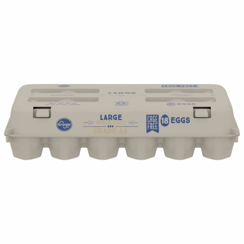 Kroger® Cage Free Large White Eggs Perspective: front