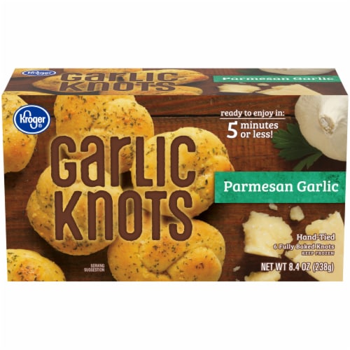 Kroger® Parmesan Garlic Knots Perspective: front
