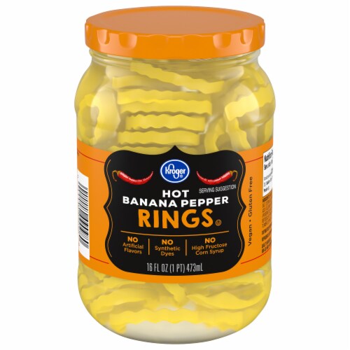 Kroger® Hot Banana Pepper Rings Perspective: front