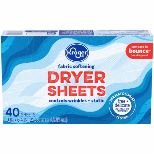Kroger® Frree + Delicate Fabric Softening Dryer Sheets Perspective: front