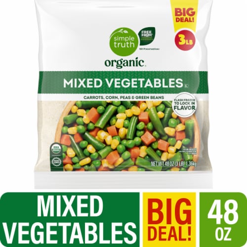 Simple Truth Organic® Frozen Mixed Vegetables Perspective: front