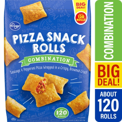 Kroger® Combination Frozen Pizza Snack Rolls BIG DEAL! Perspective: front